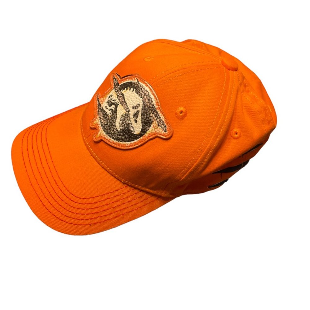 Orange Jurassic Park adjustable adult hat baseball cap Universal Studios